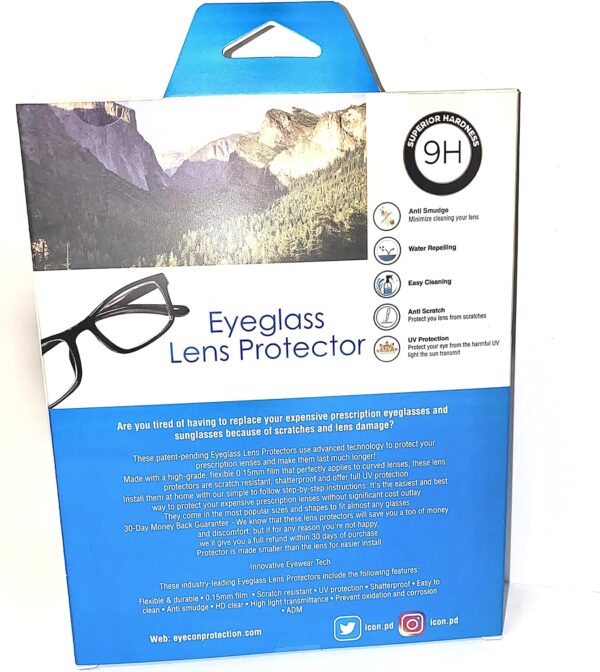 Protector innovador de lentes de lentes de tecnología tecnológica - Protección resistente a los arañazos y UV - Imagen 2